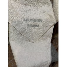 Love Lives Forever Quilted Cotton Quilt